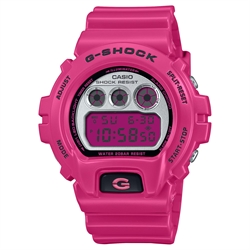 Casio G-SHOCK 6900 Series Bright Pink Vibrant Versatile Digital Watch DW-6900RCS-4