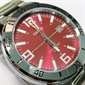 Casio GENERAL LINE 紅色錶盤不鏽鋼男士指針運動型手錶 MTP-VD01D-4B