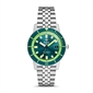 Zodiac Super Sea Wolf Compression Diver II 綠色太陽紋錶盤不鏽鋼機械手錶 ZO9310