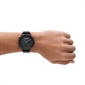 Skechers 48mm 黑色錶盤矽膠錶帶男士指針數位手錶 SR5071
