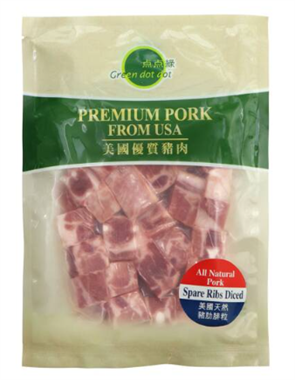 點點綠 美國天然豬肋腓粒 (454克)
