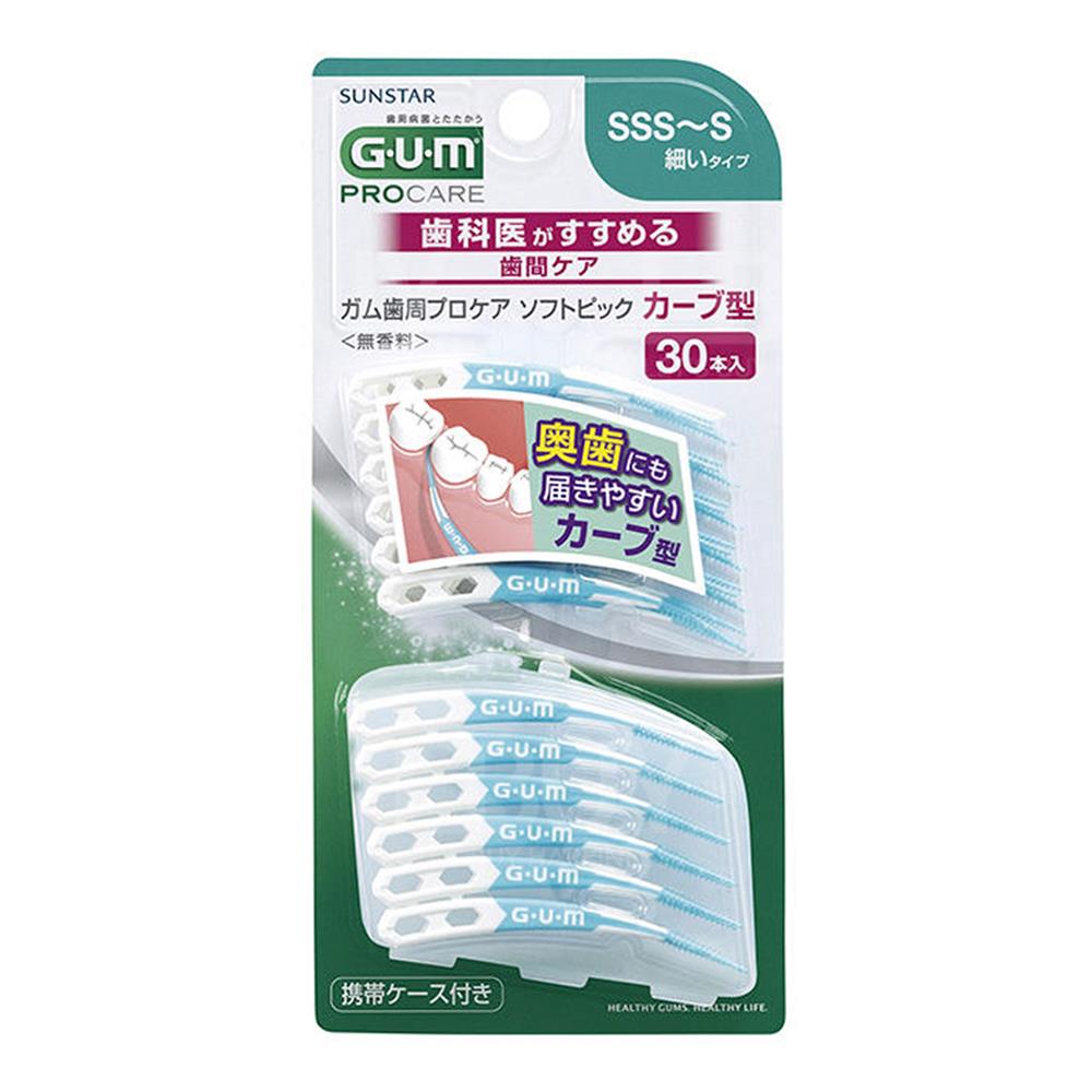 GUM SOFT PICK CURVE 30PCS (SSS-S)
