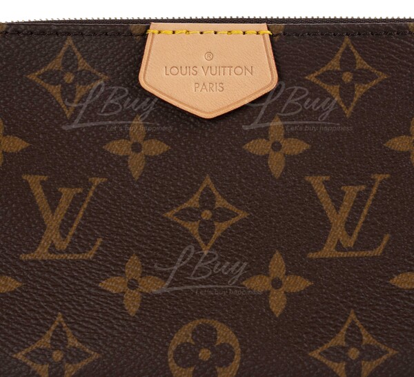 Louis Vuitton Multi Pochette Accessoires Monogram Khaki in Coated  Canvas/Leather with Gold-tone - US
