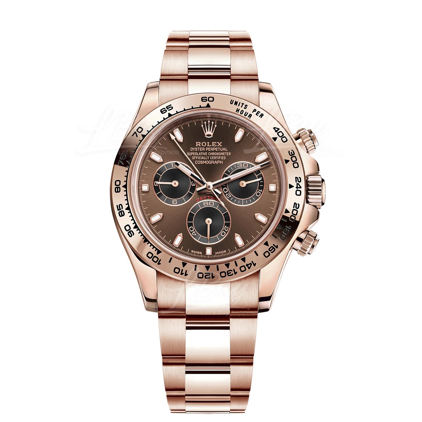 Rolex 116505 Daytona Everose Gold Chocolate Dial Watch
