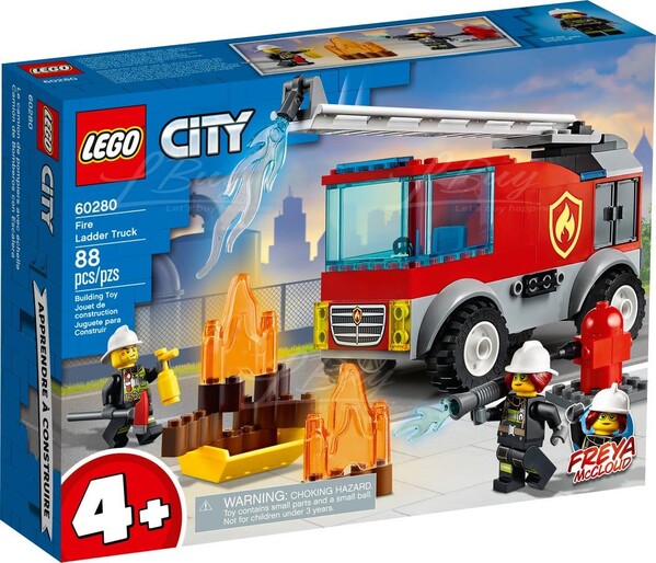 LEGO-LEGO 60280 City Fire Ladder Truck 4+