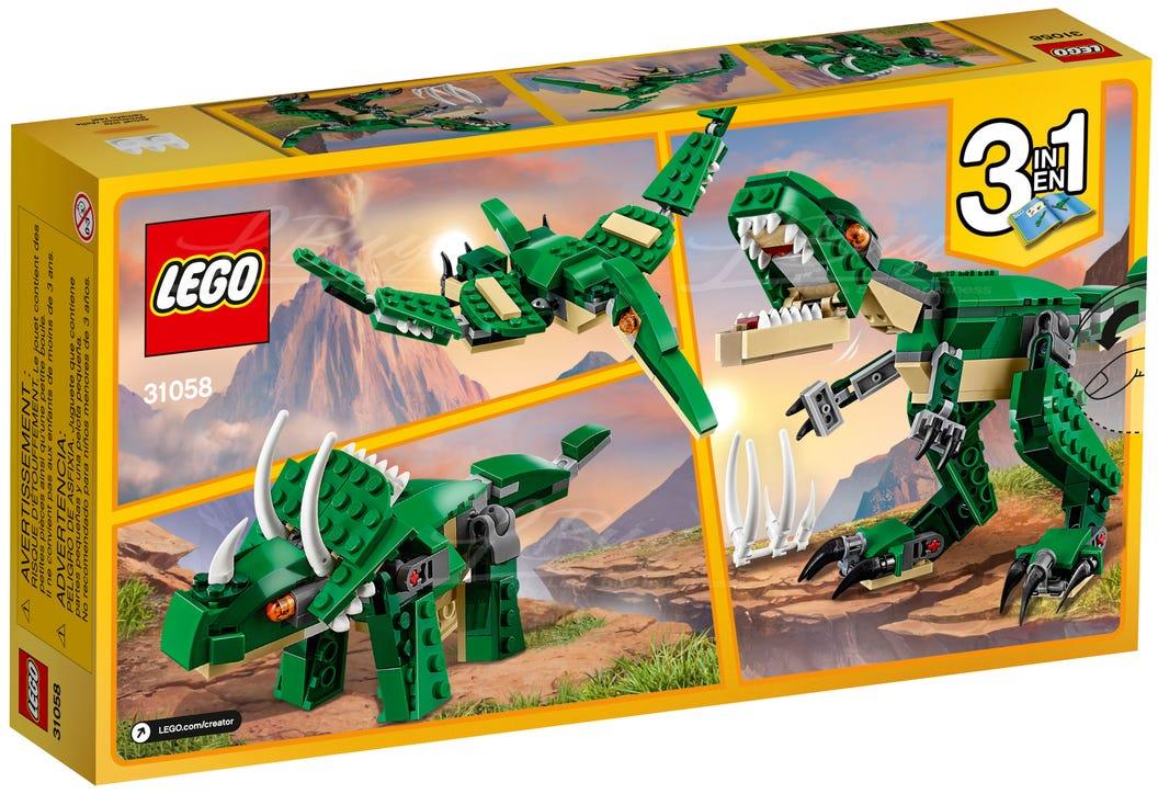 Fjendtlig ødemark Forstad LEGO-LEGO 31058 Mighty Dinosaurs 7+ 7-12