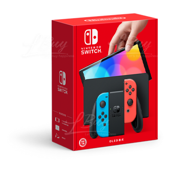 Nintendo Switch 游戏主机 (OLED款式) 电光蓝・电光红