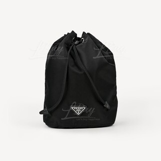 Prada Saffiano Triangle Logo Handbag 1NA369