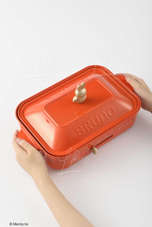 BRUNO-BRUNO X Miffy Compact Hot Plate - Bruna Red