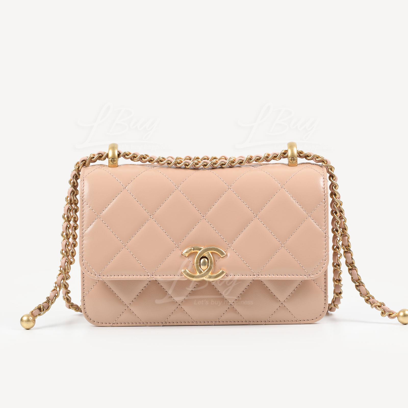 Chanel Calfskin 19cm Flap Bag AS2615