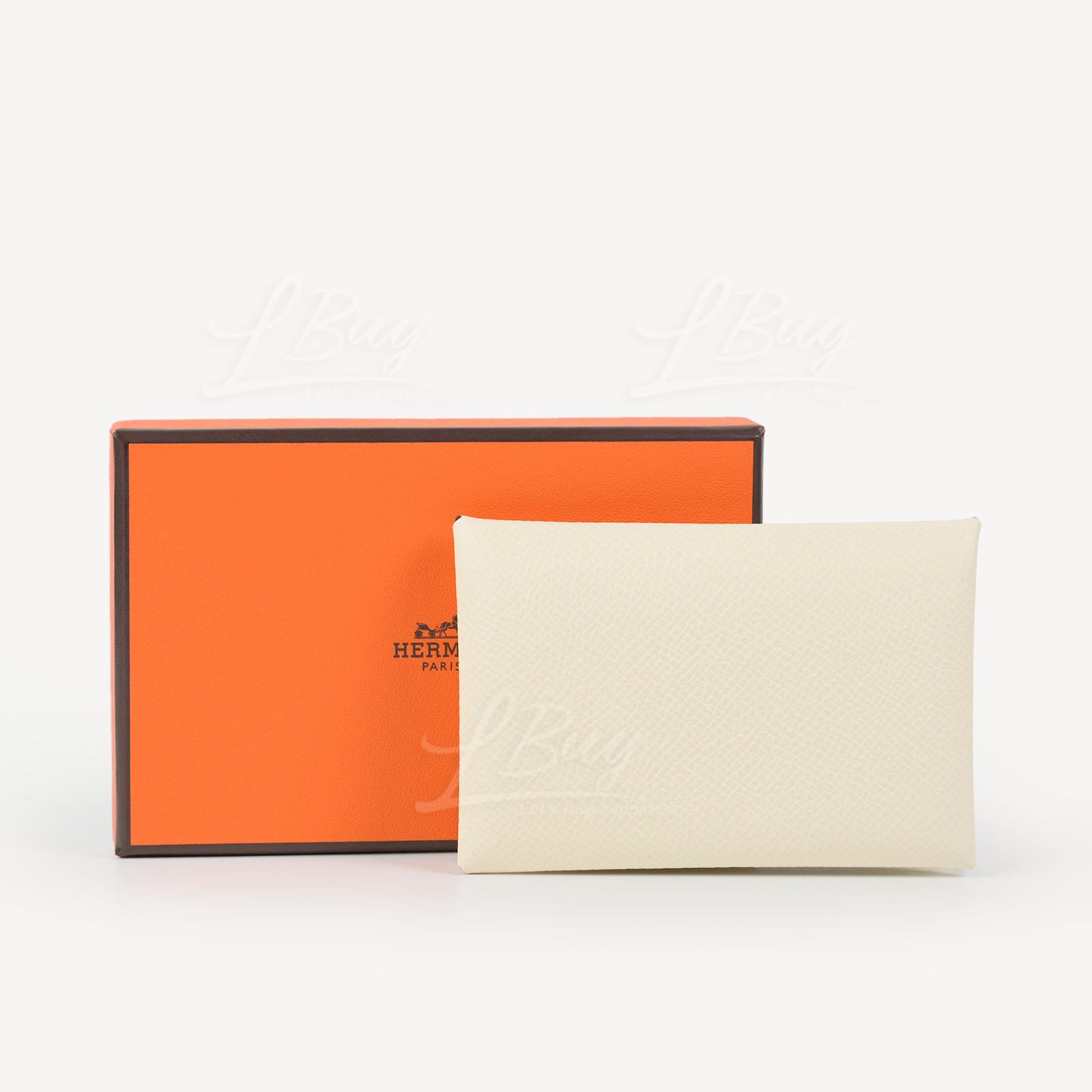 Hermes Calvi Verso Nata/Sesame Card Holder/Wallet at the best price