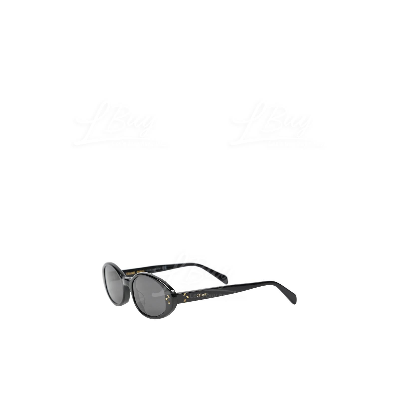 Celine Oval Mini Triomphe Logo Sunglasses
