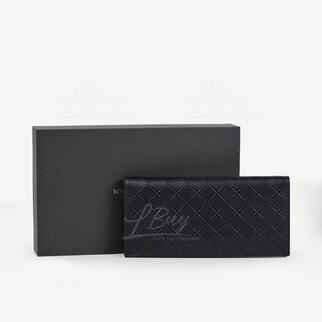 Bottega Veneta Black Card Holder Long Wallet