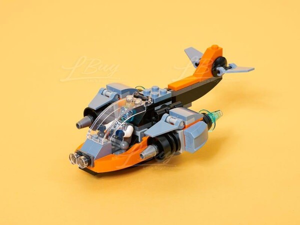 LEGO-LEGO 31111 Cyber Drone 科网无人机(Creator 3in1) 6+