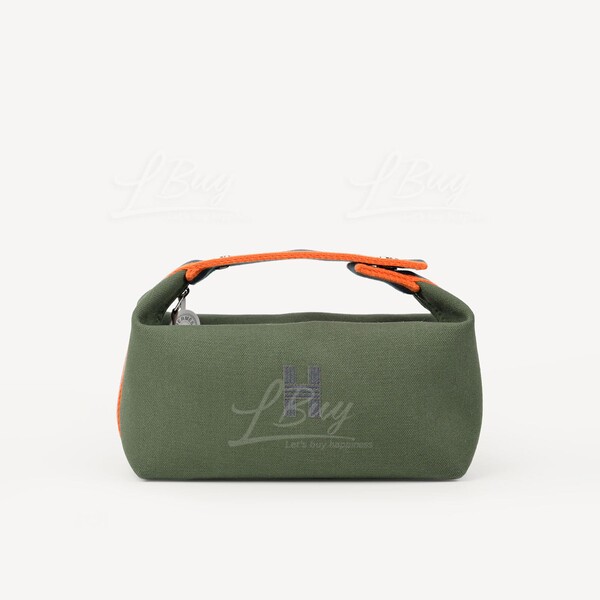 Hermès Bride-A-Brac Small Travel Case - Orange Cosmetic Bags