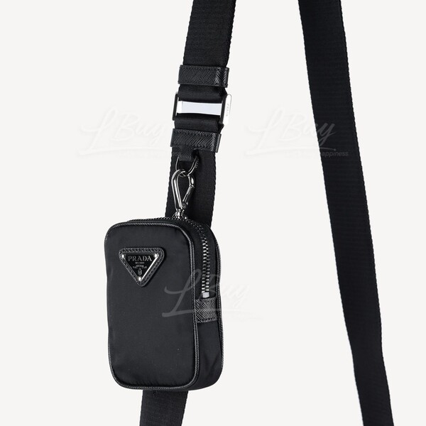 PRADA: nylon shoulder bag - Black  Prada shoulder bag 2VH112 2DMH