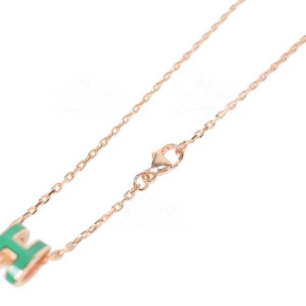 Hermès Black Lacquer Mini Pop H Pendant Rose Gold Hardware Available For  Immediate Sale At Sotheby's