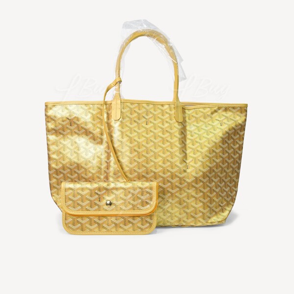 Gold on sale goyard bag