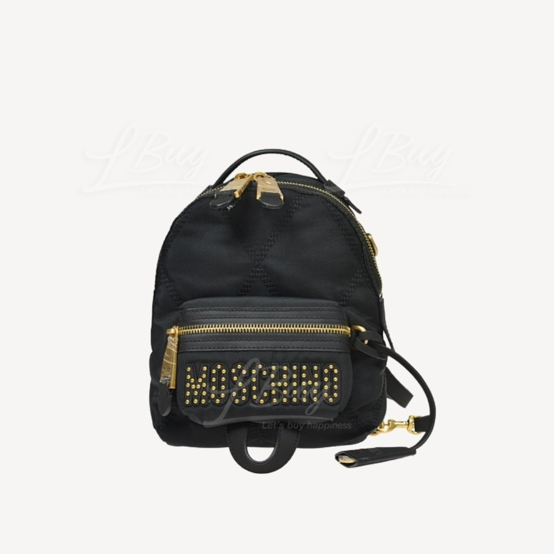 Moschino clearance logo backpack