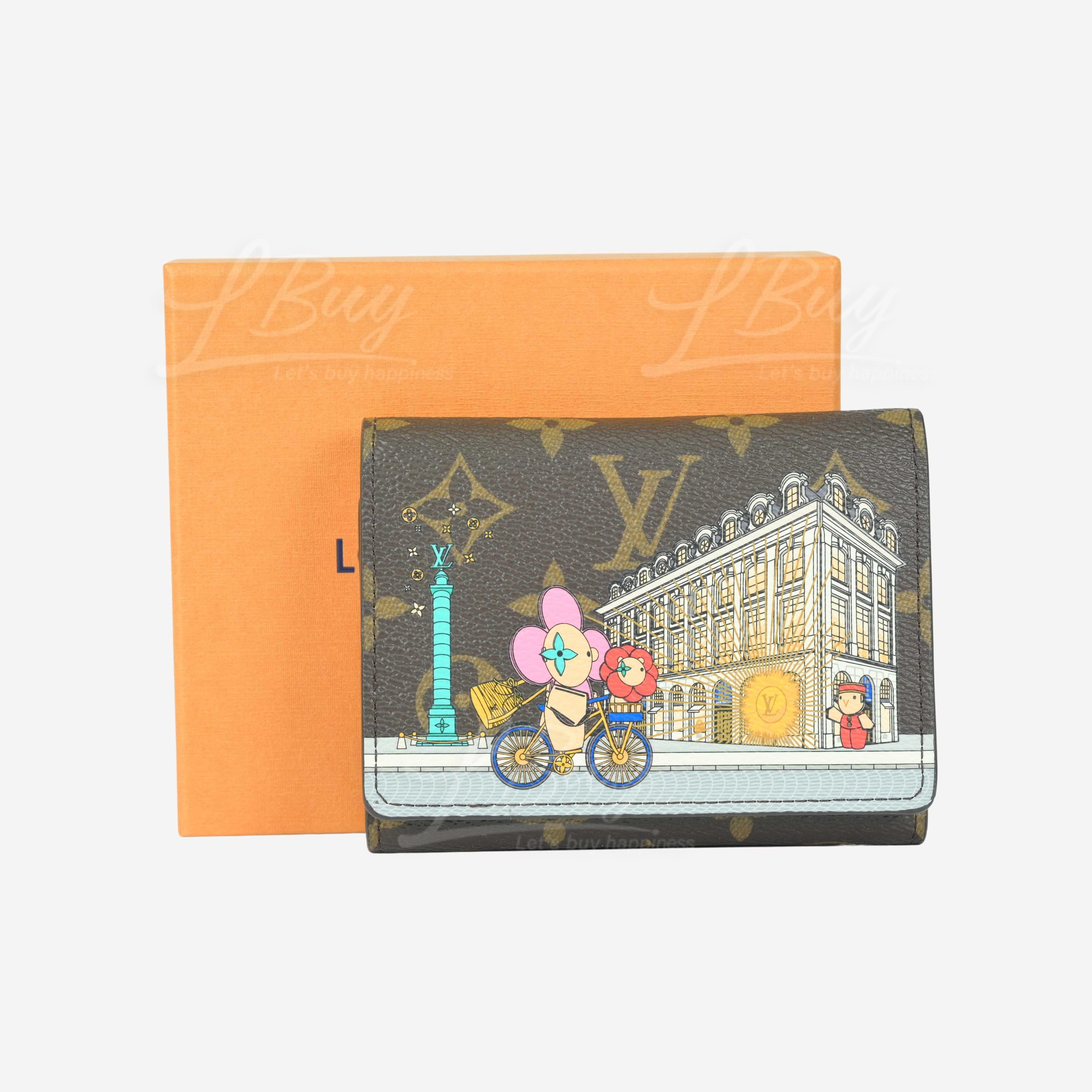 Limited Collection ! Louis Vuitton M81638 Monogram Rose Christmas Animation  Victorine Wallet 2022- Paris