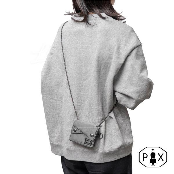 PORTER-Porter PX Tanker Sling Purse (S) Silver Grey