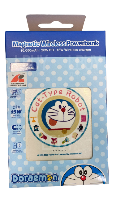 多啦A夢 10,000mAh 磁吸無線快速充電器 DM02