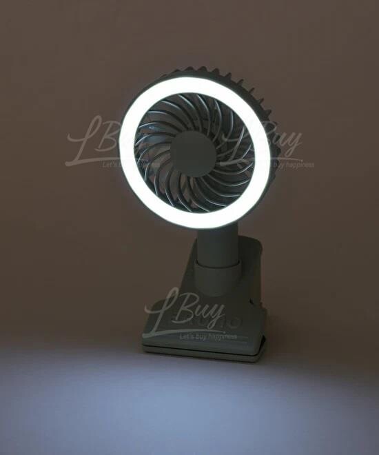 BRUNO-BRUNO Portable Clip Light Fan - Blue Gray