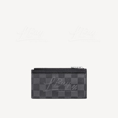 Louis Vuitton N64038 Damier Graphite Canvas Coin Card Holder