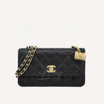 Chanel Black Quilted Lambskin Classic Mini Square Flap Coco Hearts Chain,  2022 Available For Immediate Sale At Sotheby's