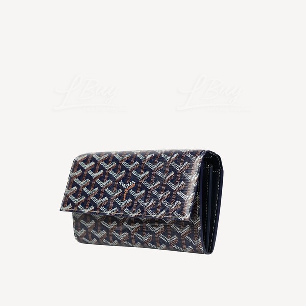 Goyard wallet online navy