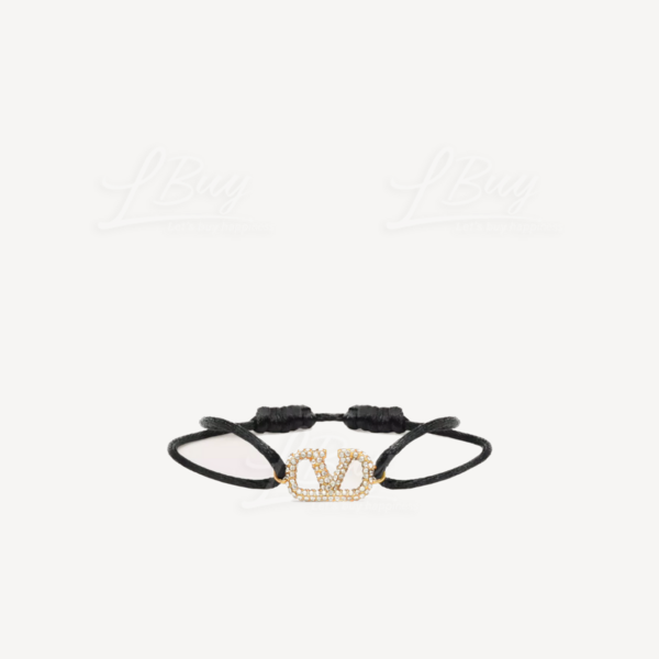 Shop Valentino Garavani VLogo Signature Bracelet In Metal And Swarovski®  Crystals | Saks Fifth Avenue
