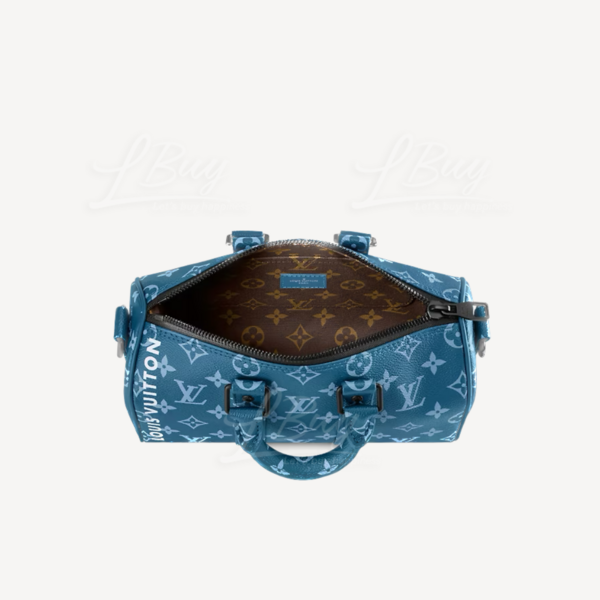 Louis Vuitton Keepall Bandoulier 25 Atlantic Blue M46803 Mens