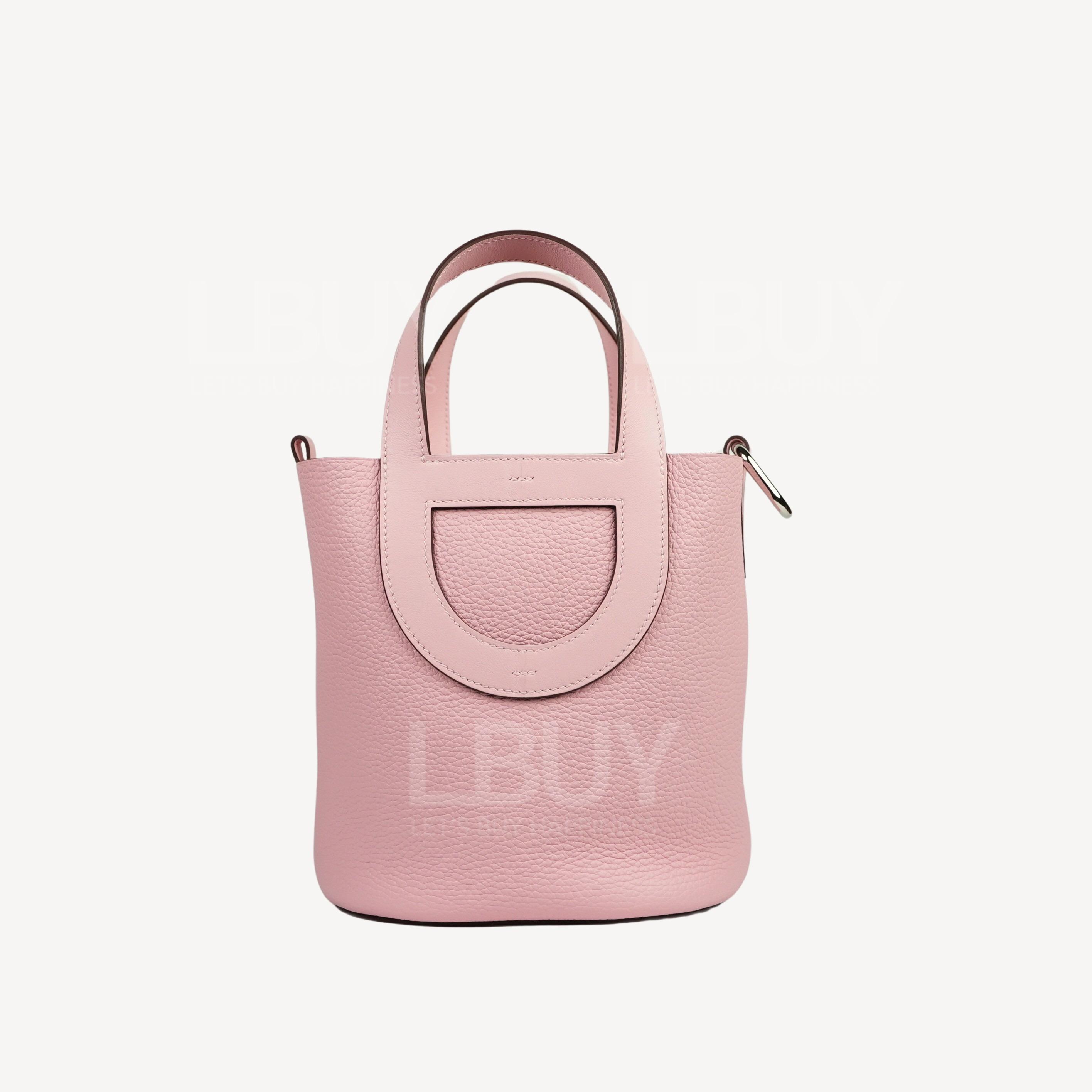 Hermes In-The-Loop 18 Bag 手挽袋 Rose Sakura 樱花粉银扣