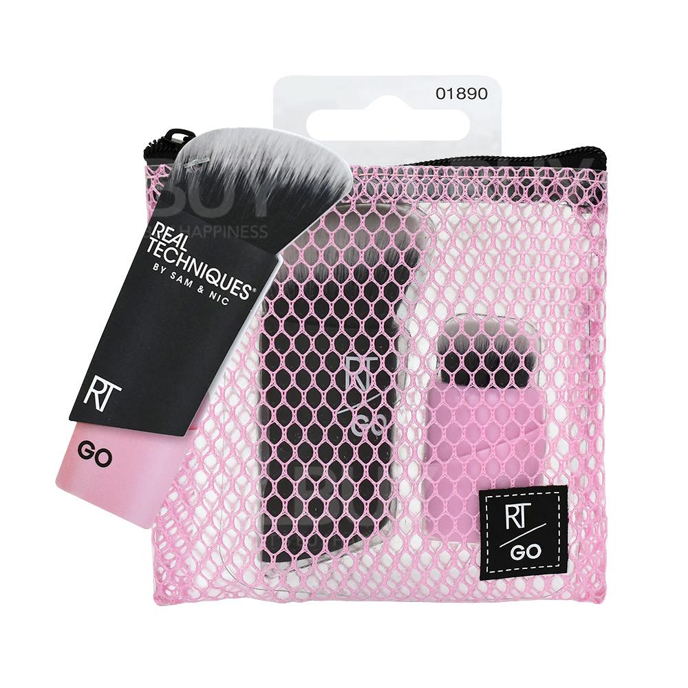 REALTECHNIQUES 便携迷你化妆扫2支套装 (附化妆包)