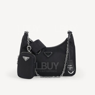 Prada Re-Edition 2005 再生尼龙 3合1 斜背袋 手袋 1BH204
