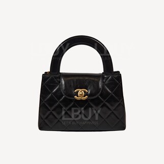 Chanel Kelly 光面皺紋小牛皮 手挽袋 鏈帶斜孭袋 AS4416