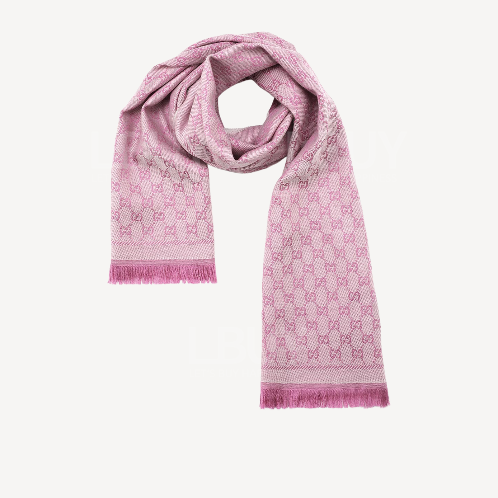 Wool Gg Jacquard Scarf 圍巾