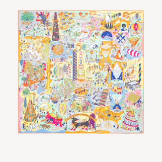 Hermes Exposition Universelle Scarf 圍巾 絲巾