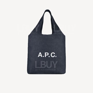 A.P.C. Logo Ninon Large Tote Bag 藍色牛仔大號手挽袋單肩袋