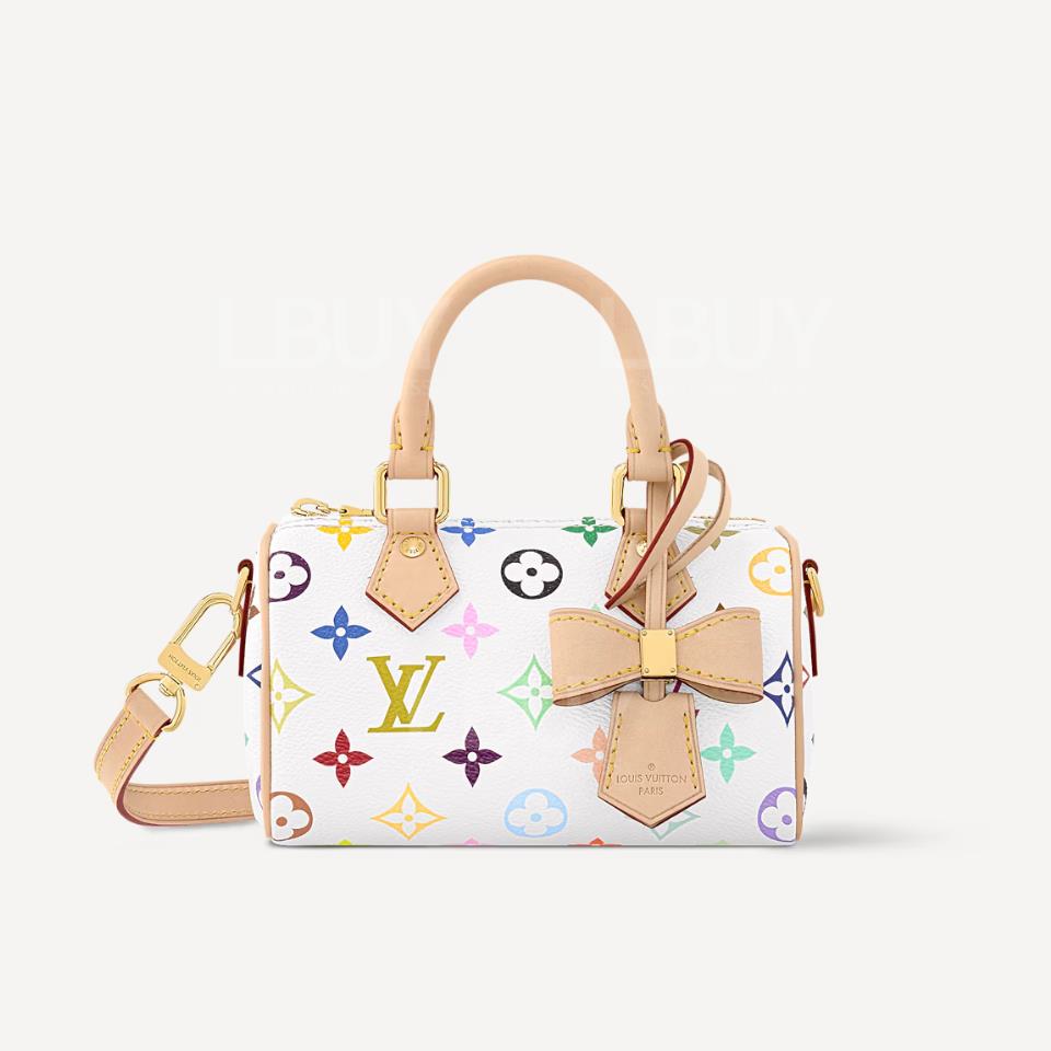 Louis Vuitton x Murakami 村上隆 白彩 Nano Speedy White M13391