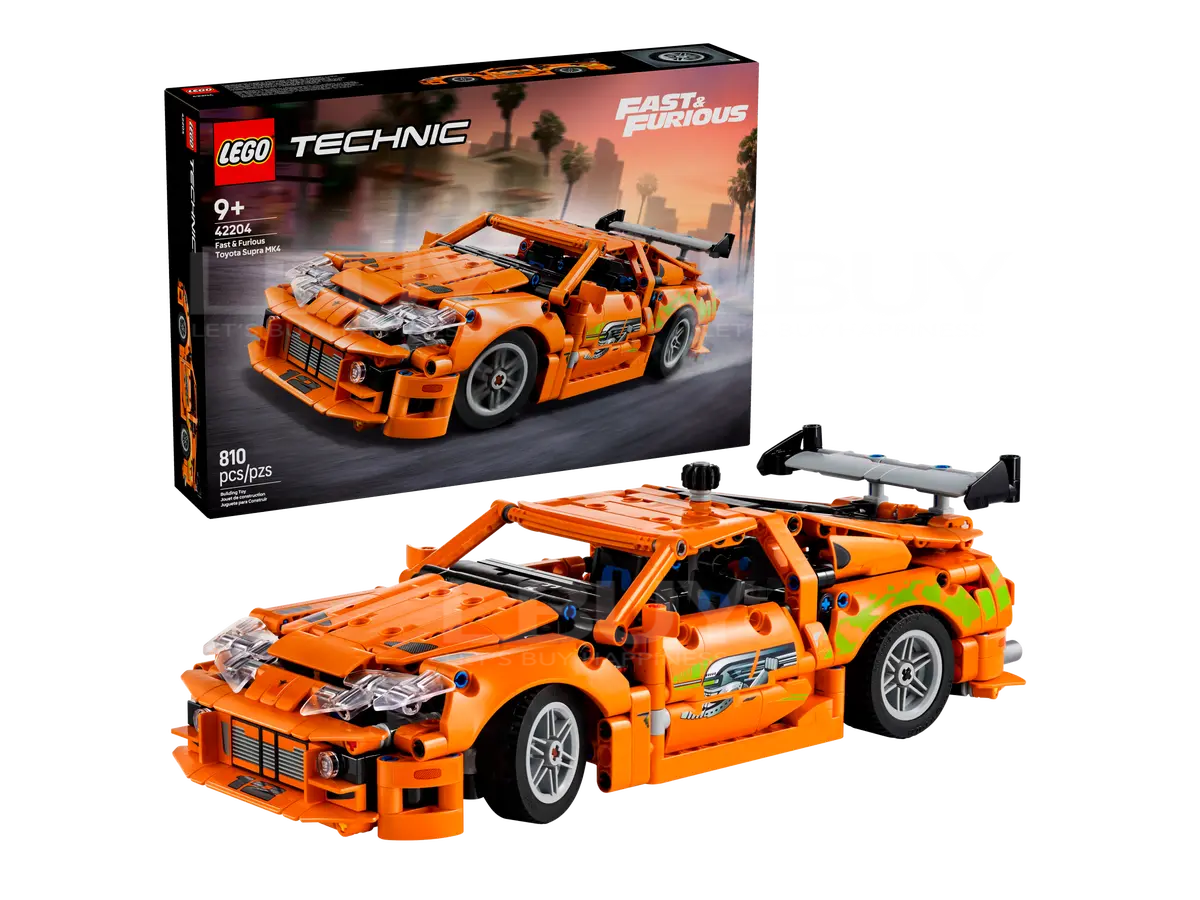 LEGO 42204 Technic Fast and Furious Toyota Supra MK4 9+