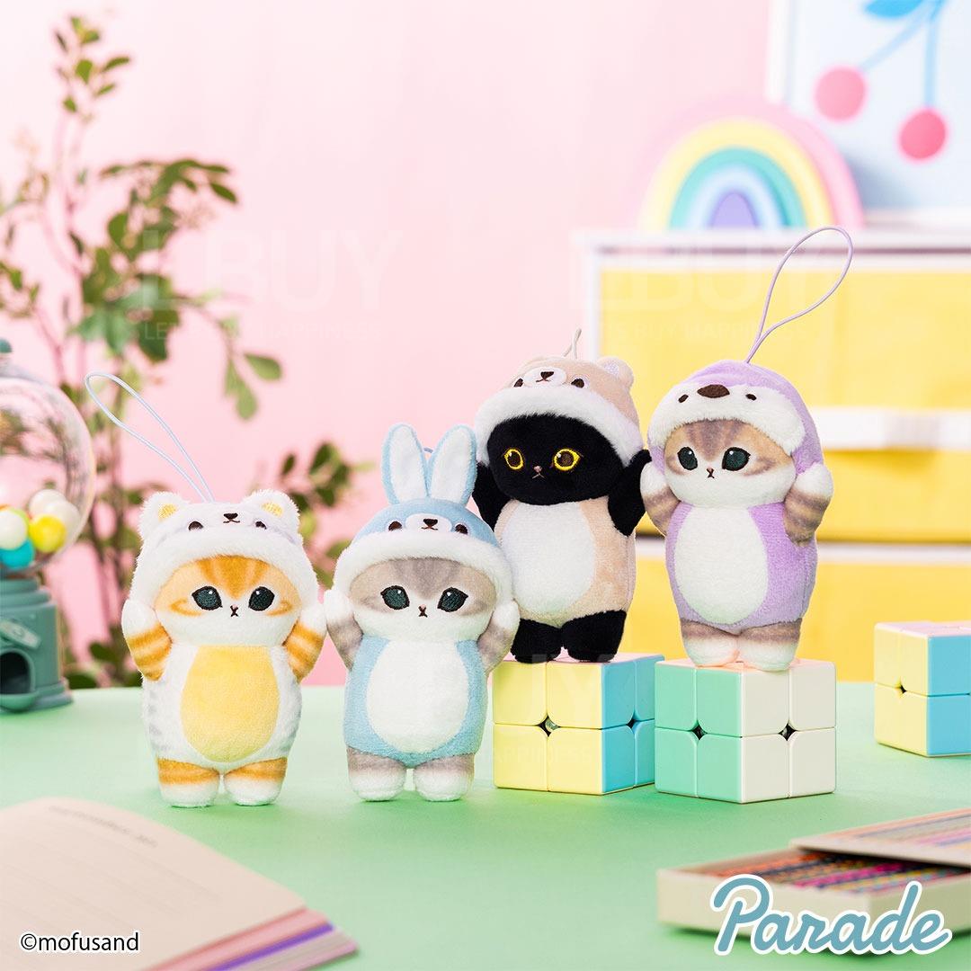 Mofusand 卡通人物装扮挂饰毛公仔 选1款