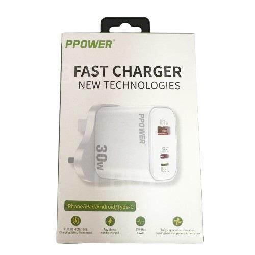 PPOWER Fast charging 30w
