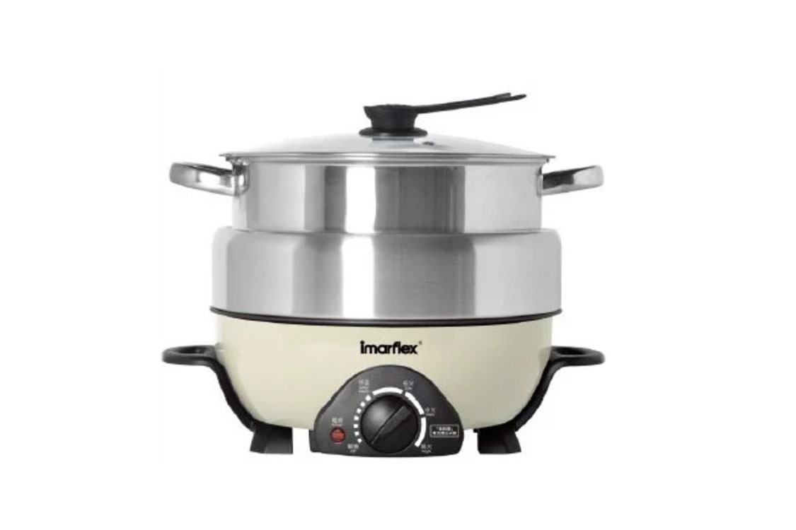 Imarflex stainless steel online rice cooker