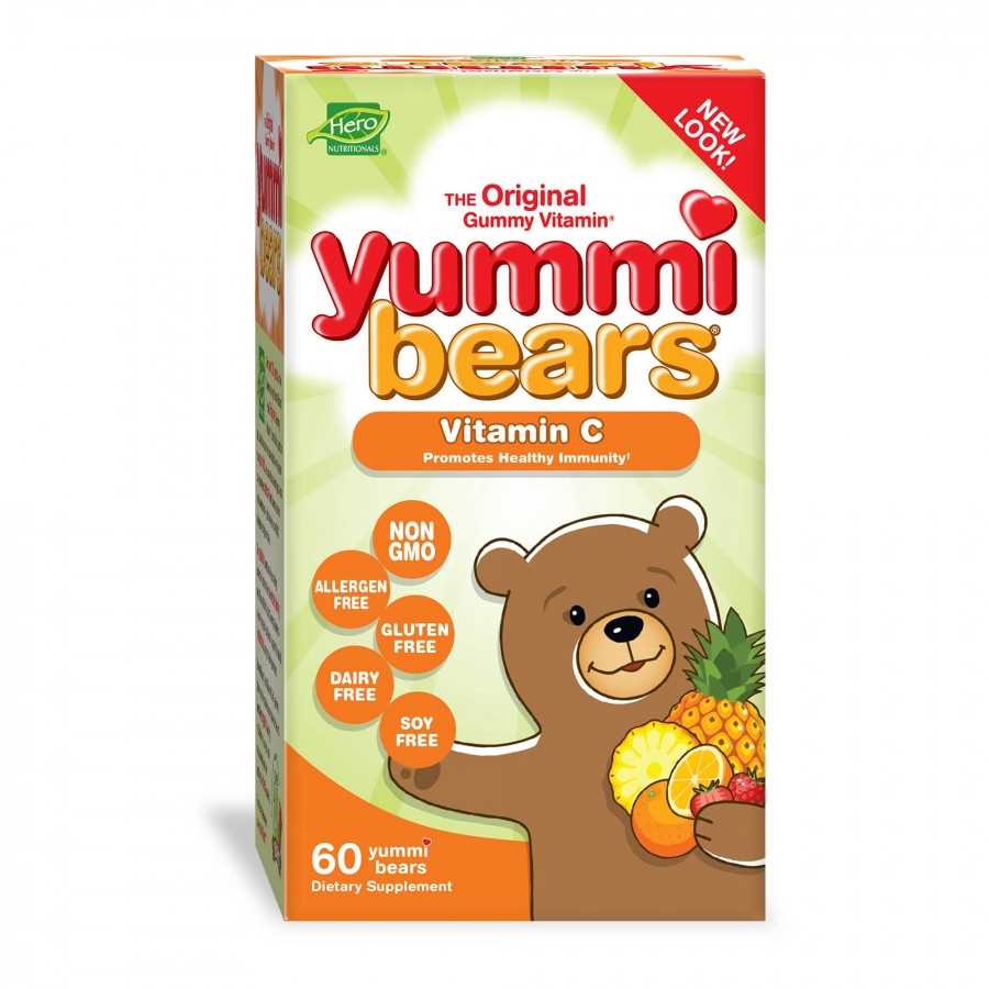 Hero Nutritionals Yummi Bears Vitamin C for KidsHK healthy and