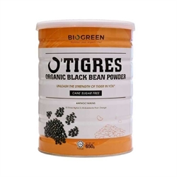 Biogreen O Tigres Organic Black Bean Powder - Cane Sugar Free 
