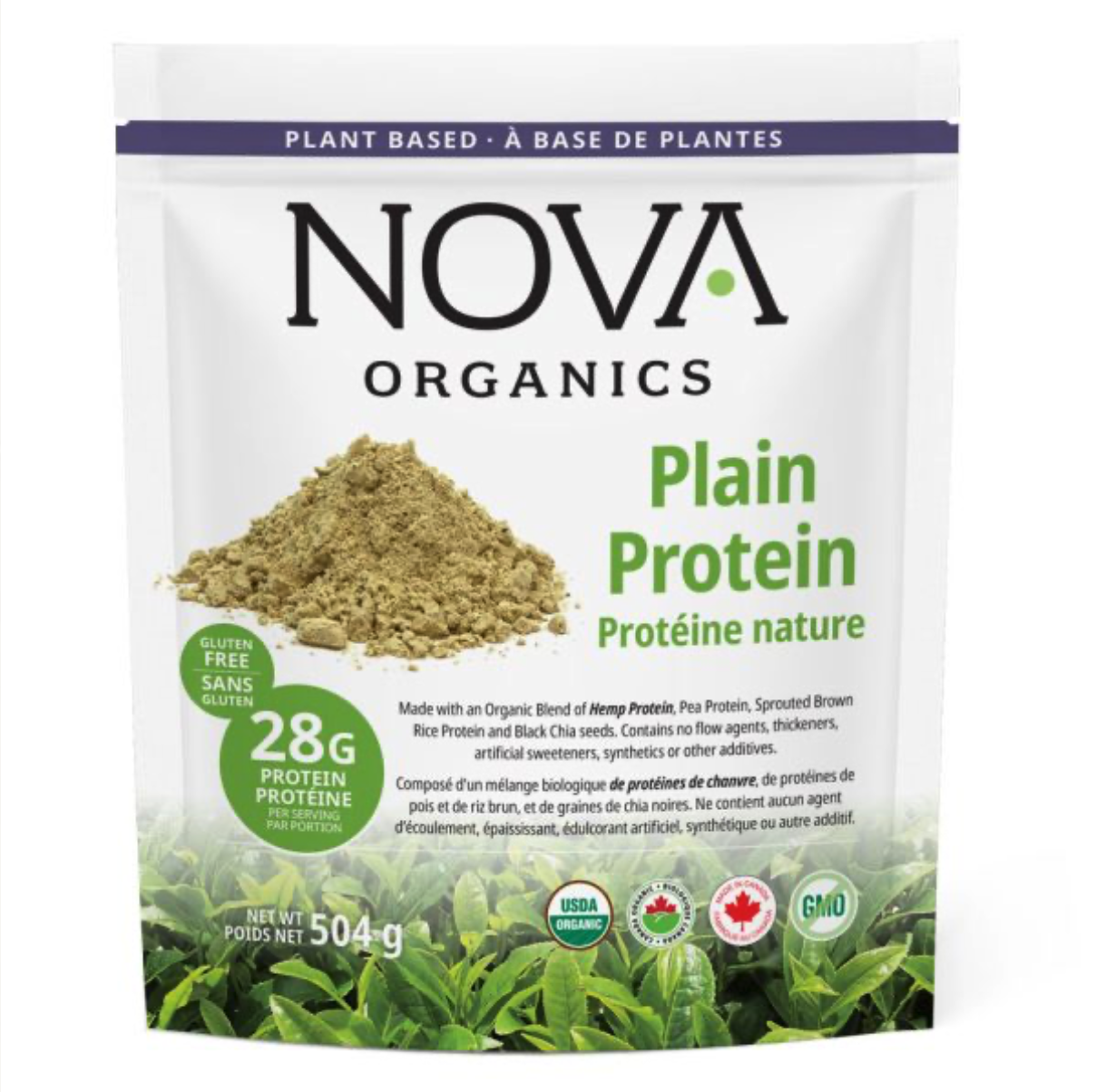 Organic Plain Protein 504g