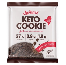 Justine's 生酮雙重巧克力脆曲奇 40g [試食價]