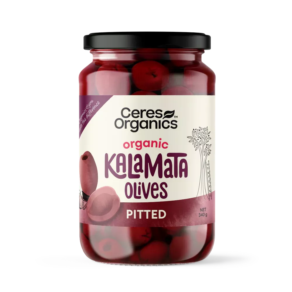 Ceres Organics Organic Kalamata Olives - Pitted 340g