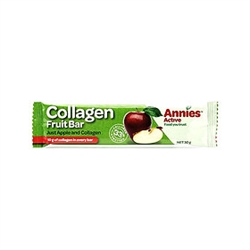 Annie's 紐西蘭無麩質無添加糖高蛋白質高纖蘋果骨膠原水果條 30g
